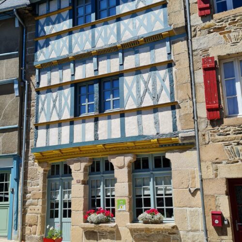 Restauration d’une maison à pans de bois du XVème siècle à Tréguier (Côtes d’Armor – 22)