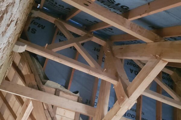Une nouvelle intervention sur ce beau projet de charpente