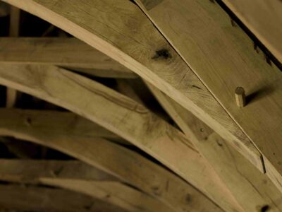 Restauration d'une charpente en chêne