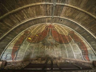 Restauration d'une charpente en chêne
