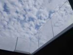 Terrasse en douglas et garde-corps en verre