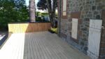 Terrasse en châtaignier