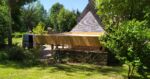 Carport en chêne et thuya