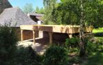 Carport en chêne et thuya