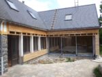 Extension -Bardage châtaigner